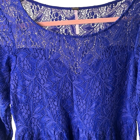 Free People Lace Skater Dress - Picture 4 of 9